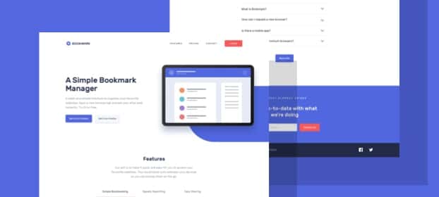 Bookmark landing page