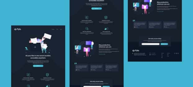 Fylo landing page